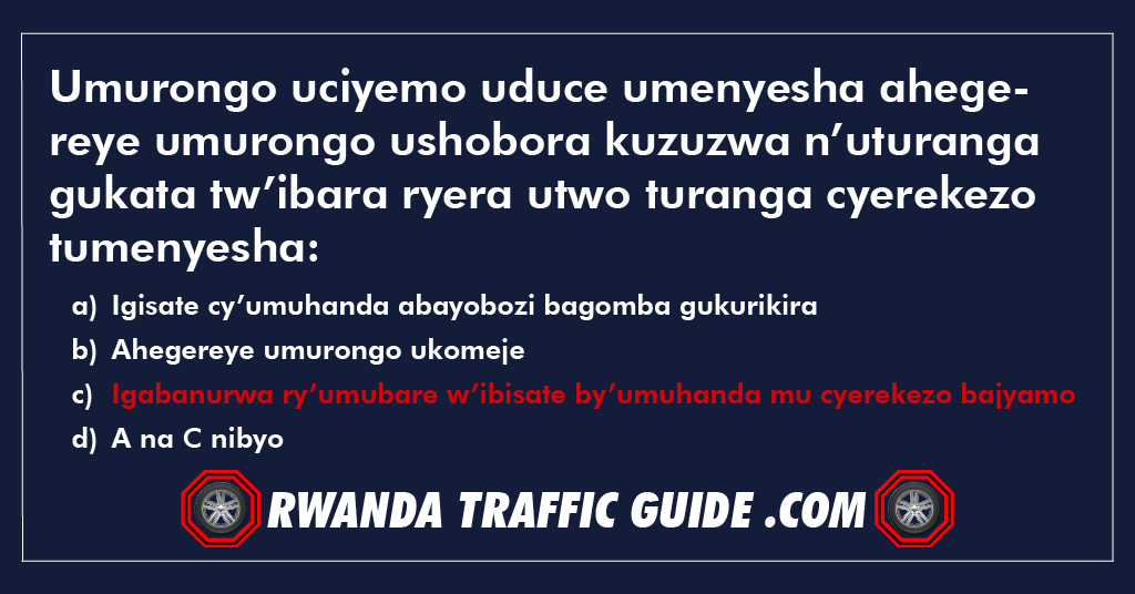 Umurongo uciyemo uduce umenyesha ahegereye umurongo ushobora kuzuzwa n’uturanga gukata tw’ibara ryera utwo turanga cyerekezo tumenyesha