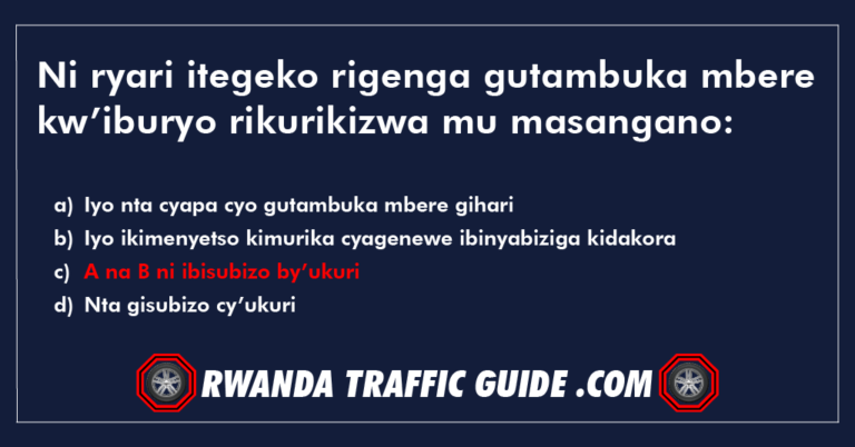 Read more about the article Ni ryari itegeko rigenga gutambuka mbere kw’iburyo rikurikizwa mu masangano