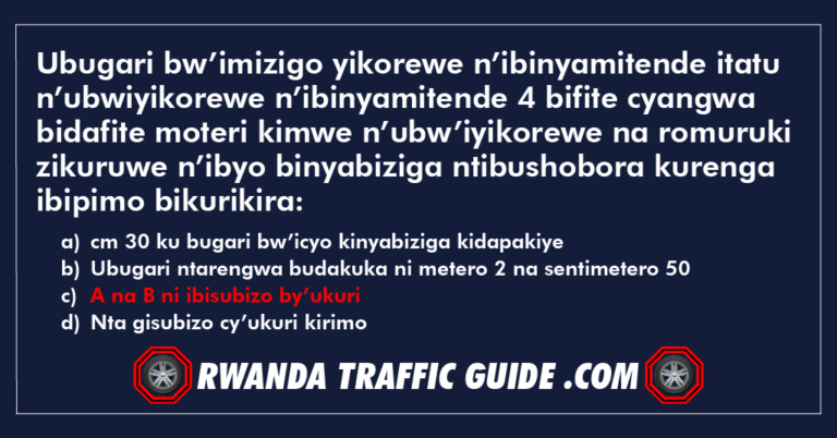 Read more about the article Ubugari bw’imizigo yikorewe n’ibinyamitende itatu n’ubwiyikorewe n’ibinyamitende 4 bifite cyangwa bidafite moteri kimwe n’ubw’iyikorewe na romuruki zikuruwe n’ibyo binyabiziga ntibushobora kurenga ibipimo bikurikira