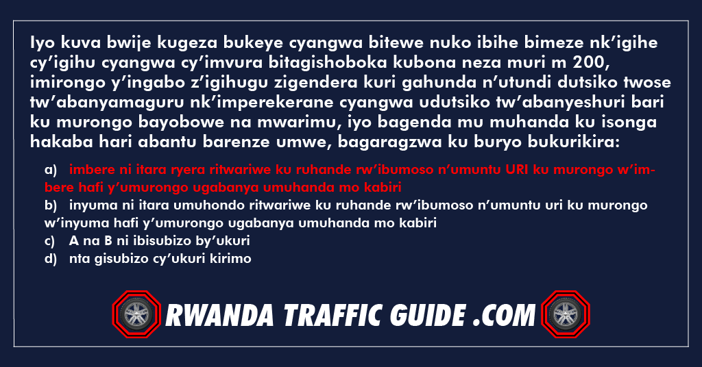 You are currently viewing Iyo kuva bwije kugeza bukeye cyangwa bitewe nuko ibihe bimeze nk’igihe cy’igihu cyangwa cy’imvura bitagishoboka kubona neza muri m 200, imirongo y’ingabo z’igihugu zigendera kuri gahunda n’utundi dutsiko twose tw’abanyamaguru nk’imperekerane cyangwa udutsiko tw’abanyeshuri bari ku murongo bayobowe na mwarimu, iyo bagenda mu muhanda ku isonga hakaba hari abantu barenze umwe, bagaragzwa ku buryo bukurikira