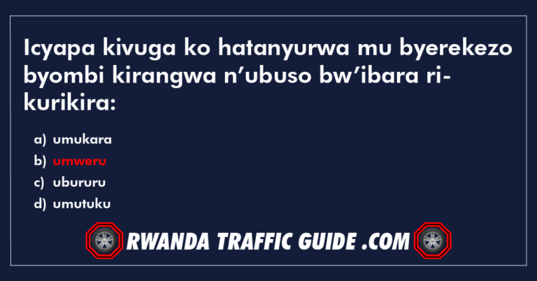 Read more about the article Icyapa kivuga ko hatanyurwa mu byerekezo byombi kirangwa n’ubuso bw’ibara rikurikira