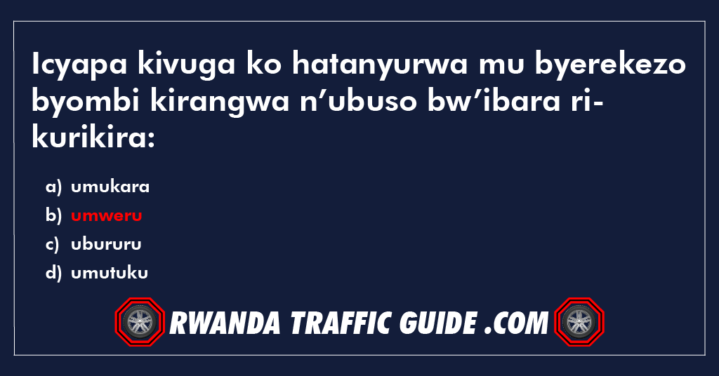 Icyapa kivuga ko hatanyurwa mu byerekezo byombi kirangwa n’ubuso bw’ibara rikurikira