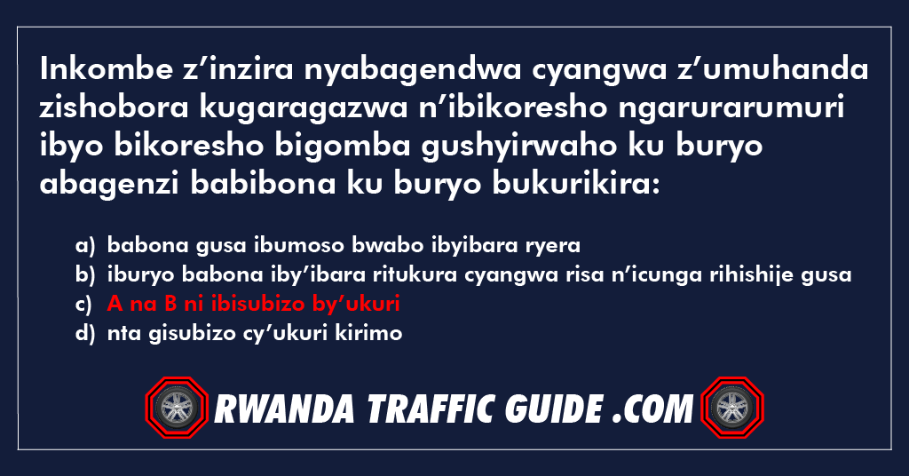 Inkombe z’inzira nyabagendwa cyangwa z’umuhanda zishobora kugaragazwa n’ibikoresho ngarurarumuri ibyo bikoresho bigomba gushyirwaho ku buryo abagenzi babibona ku buryo bukurikira