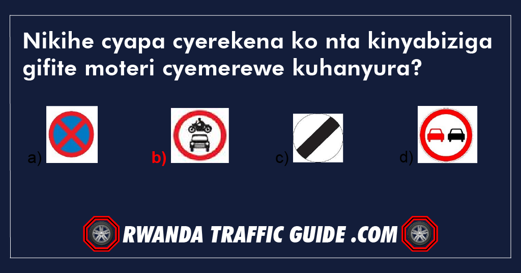 Nikihe cyapa cyerekena ko nta kinyabiziga gifite moteri cyemerewe kuhanyura?