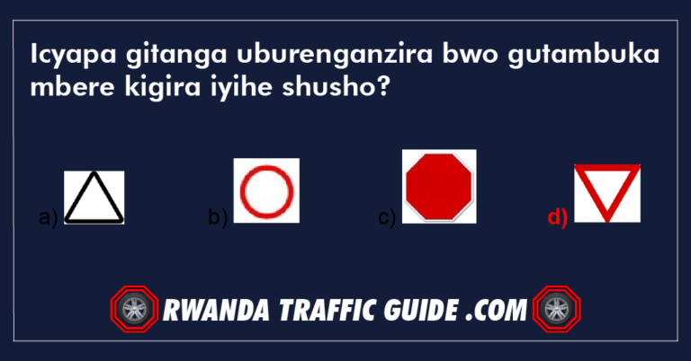 Read more about the article Icyapa gitanga uburenganzira bwo gutambuka mbere kigira iyihe shusho?