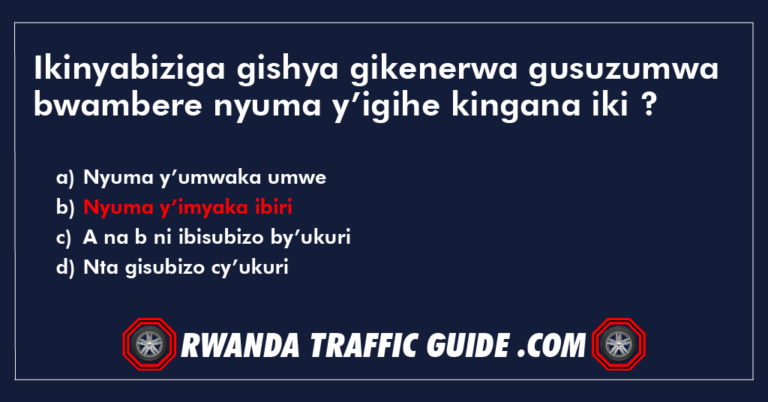 Read more about the article Ikinyabiziga gishya gikenerwa gusuzumwa bwambere nyuma y’igihe kingana iki ?