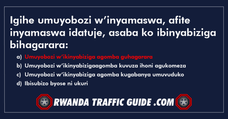 Read more about the article Igihe umuyobozi w’inyamaswa, afite inyamaswa idatuje, asaba ko ibinyabiziga bihagarara