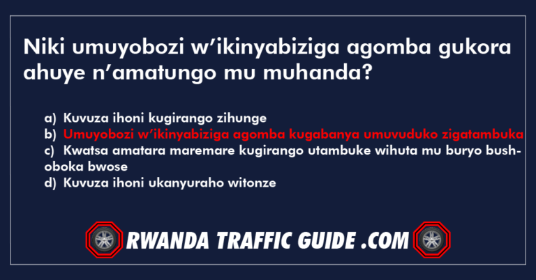 Read more about the article Niki umuyobozi w’ikinyabiziga agomba gukora ahuye n’amatungo mu muhanda?