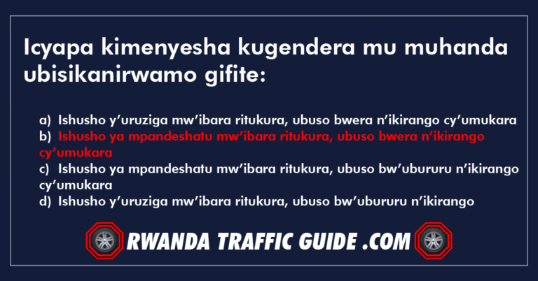 Read more about the article Icyapa kimenyesha kugendera mu muhanda ubisikanirwamo gifite