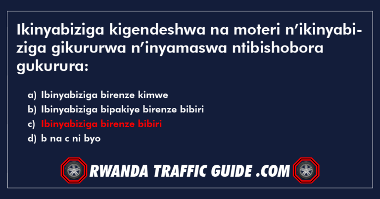 Read more about the article Ikinyabiziga kigendeshwa na moteri n’ikinyabiziga gikururwa n’inyamaswa ntibishobora gukurura