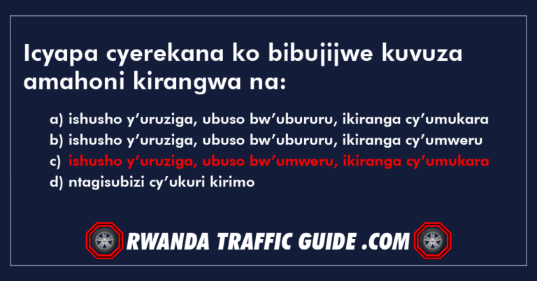 Read more about the article Icyapa cyerekana ko bibujijwe kuvuza amahoni kirangwa na