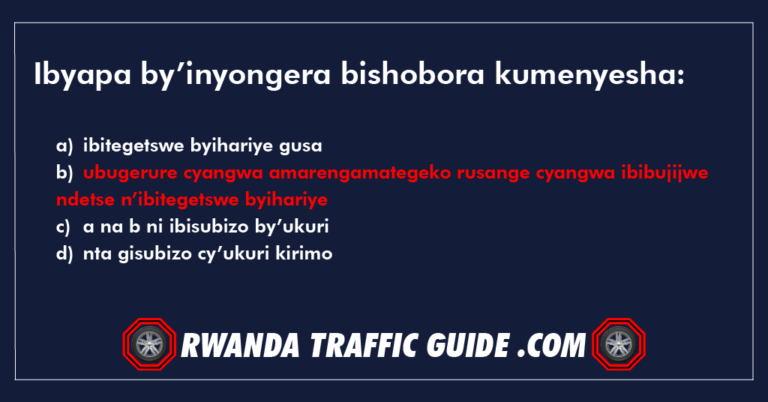 Read more about the article Ibyapa by’inyongera bishobora kumenyesha