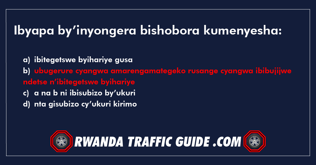 Ibyapa by’inyongera bishobora kumenyesha